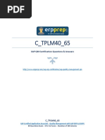 C - TPLM40 - 65 PDF Questions and Answers