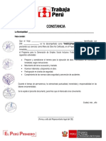 Modelo de Constancia Participantes