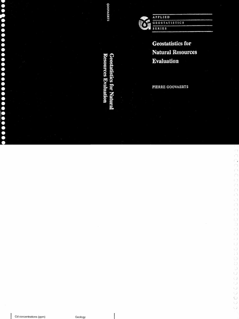 1997) Goovaerts PDF | PDF | Statistics | Scientific Method