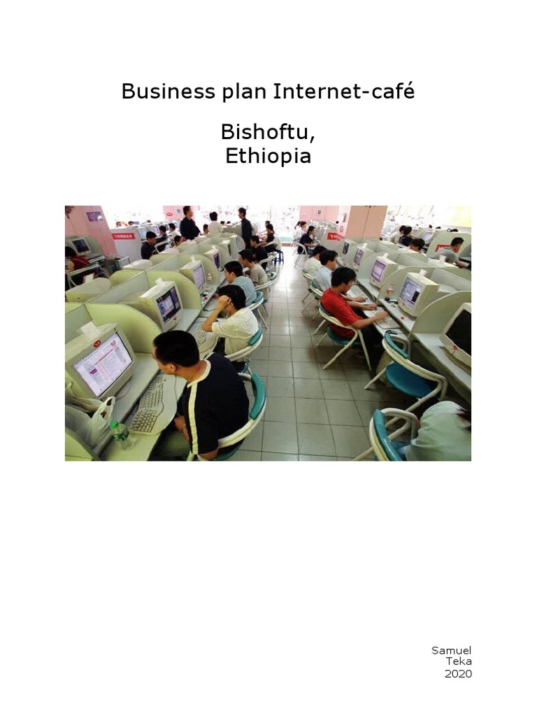 Cafe Business Plan PDF Ethiopia