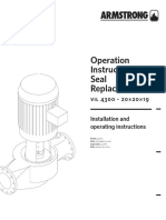 Operation Instructions Seal Replacement: Vil 4300 - 20×20×19 Installation and Operating Instructions