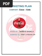 Coca Cola Marketing Plan