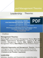BBA-ED-Week 5.1.1 Management, Organizational and LeadershipTheories