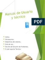 Manual de Usuario y Técnico