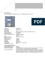 DataSheet (Line Differential 7SD87-P1B177029) PDF