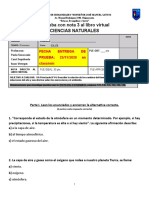 CIENCIAS NATURALES 25 - 11 PRUEBA CON NOTA AL LIBRO VIRTUAL N°3