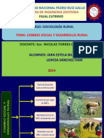 CAMBIO SOCIAL Y DESARROLLO RURAL