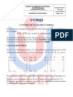 Contenido Matriz Inversa