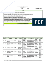 Mesecni Plan Rada, Istorija 5, Oktobar