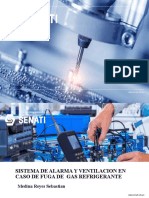 Sistema de Alarma y Ventilacion para Fuga de Gas Refrigerante