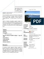 Lago de Tota PDF