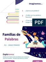 Familias de Palabras