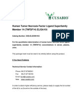 Human Tumor Necrosis Factor Ligand Superfamily Member 14 (TNFSF14) ELISA Kit