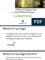 Crazy Egg: The Top 5 Ways To Analyze Your Website & Online Presence
