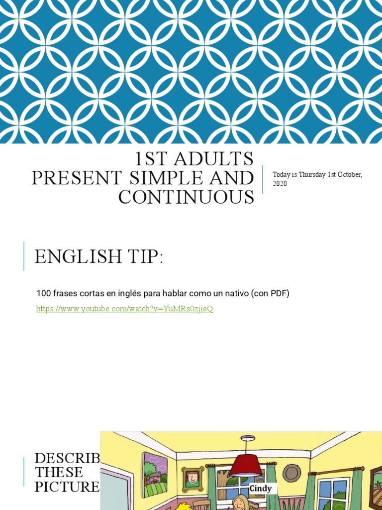 Present Simple and Continuous 1st October | PDF | Language Arts ...