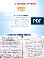 Parsitic Diseases in Fishes: DR - G. B. Chand