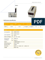 DC Power Supply: Performance Specification