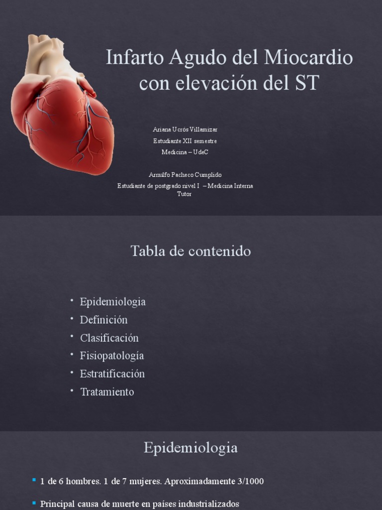 IAMST Slides Final | PDF | Infarto de miocardio | Isquemia