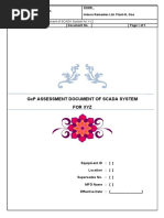 1.GxP Assessment Document of SCADA System Form