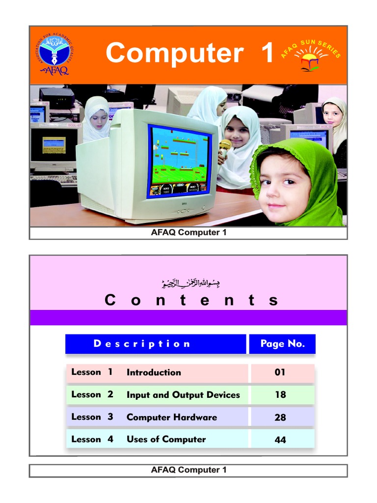 Flash Cards Computer Class 1 PDF PDF