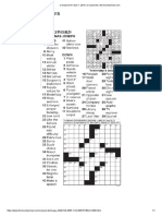 Crossword Puzzle from April 2015 Mountain Mail