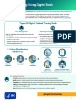 CDC Contact Tracing Tools Guide