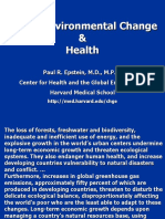 Global Environmental Change & Health