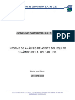 Informe de Análisis de Aceite Pta - HDD-Oct-09 - 2