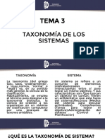 TEMA 3 Taxonomía de Los Sistemas