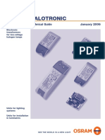 Technical Guide - HALOTRONIC For Low-Voltage Halogen Lamps