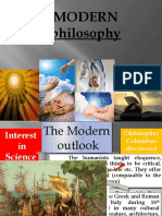 MODERN PHILOSOPHY