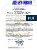 Acto de Donación PDF