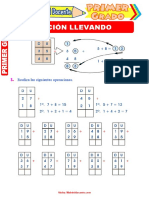 Adición Llevando para Primer Grado de Primaria