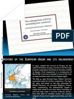 The Enlargement of EU by acceeding new countries - presentation