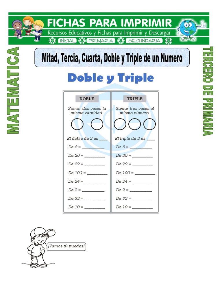 Ficha Mitad Para Tercero De Primaria Pdf Pdf Violencia Deportes