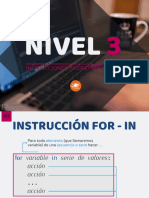 N3 5 Instrucciones Iterativas For