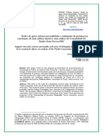 PONTES. Redes de Apoio, Intensa Pessoalidade e Sentimento de Pertença