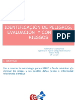 Identificación de Peligros, Evaluación Y Control de Riesgos