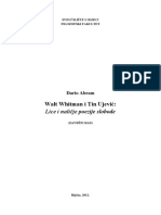 Walt Whitman I Tin Ujevic Lice I Nalicje PDF
