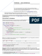 Postgresql Java PDF