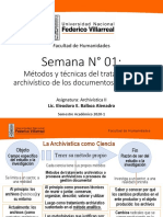 Archiv II Clase 01 - Procesos Archivísticos
