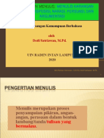 Menulis Karangan Deskripsi, Eksposisi, Argumentasi, Narasi, Persuasi