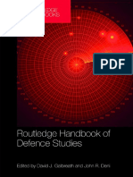 (Routledge Handbooks) John R. Deni (Editor) - David J. Galbreath (Editor) - Routledge Handbook of Defence Studies-Routledge (2020)