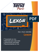 Aula virtual extendida Lexon: una solución completa para la educación en línea