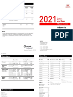 2021 Abrsm Date and Fee List