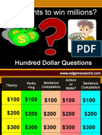 Who Wants To Win Millions?: Hundred Dollar Questions