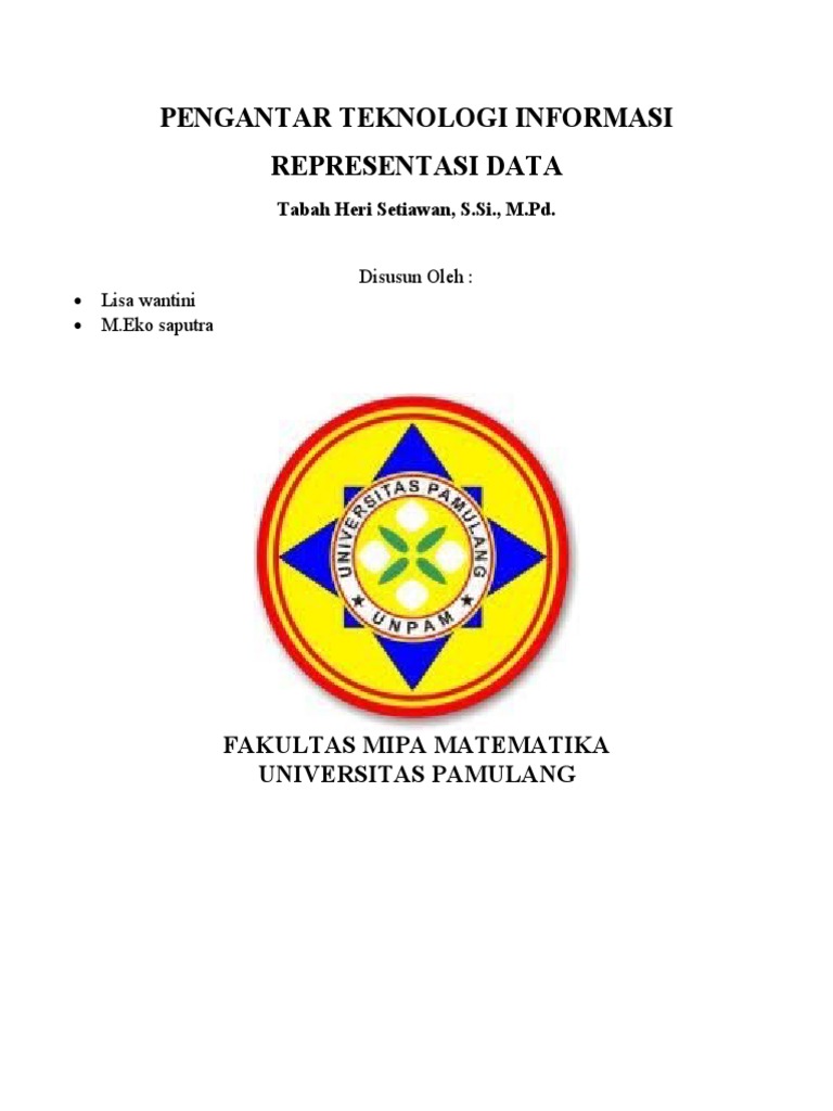Pengertian dan Contoh Representasi Data | PDF