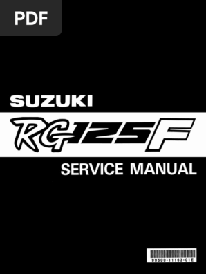 SUZUKI RG125Γ NF13A サービスマニュアル 送料無料 NF13A RG125Γ/ウルフ125 全モデル 純正 サービスマニュアル