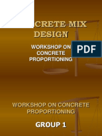 Concrete Mix Design Aci 211 - Workshop 2017 PRDP PDF