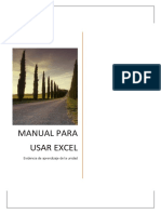 Manual para Usar Excel